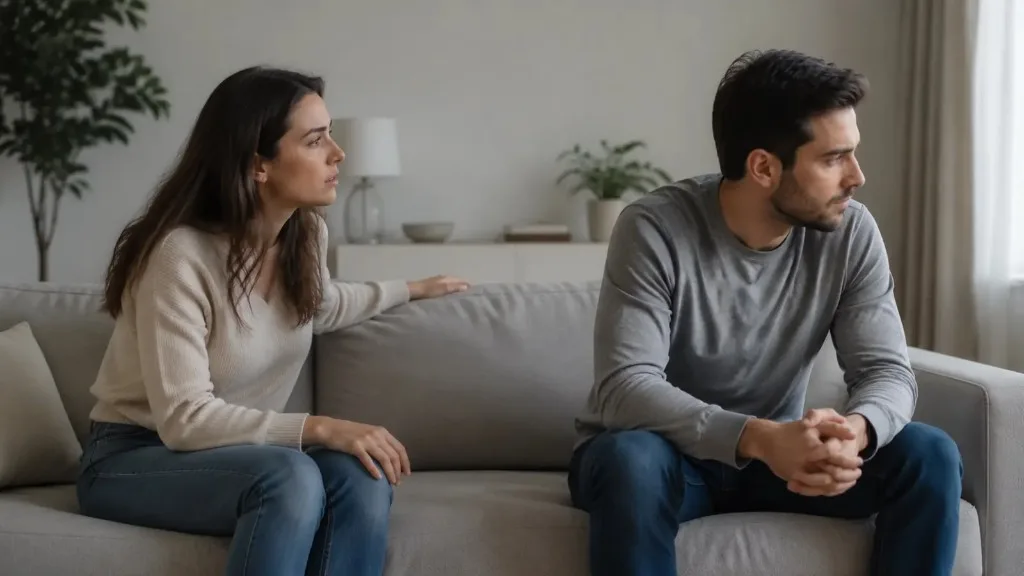 Yakınlık ve mesafe arasında tekrar eden bir ilişki örüntüsünü yaşayan iki yetişkin